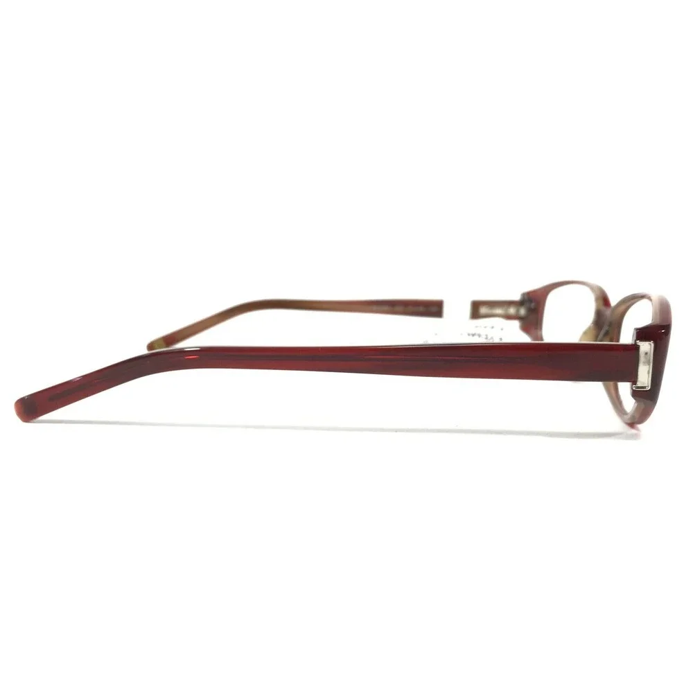 Anne Klein Eyeglasses Frames AK 8083 208 Clear Red Round Oval Full Rim 51-16-135